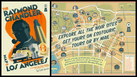 The Raymond Chandler Map of Los Angeles (in person sale - no shipping, tax included)