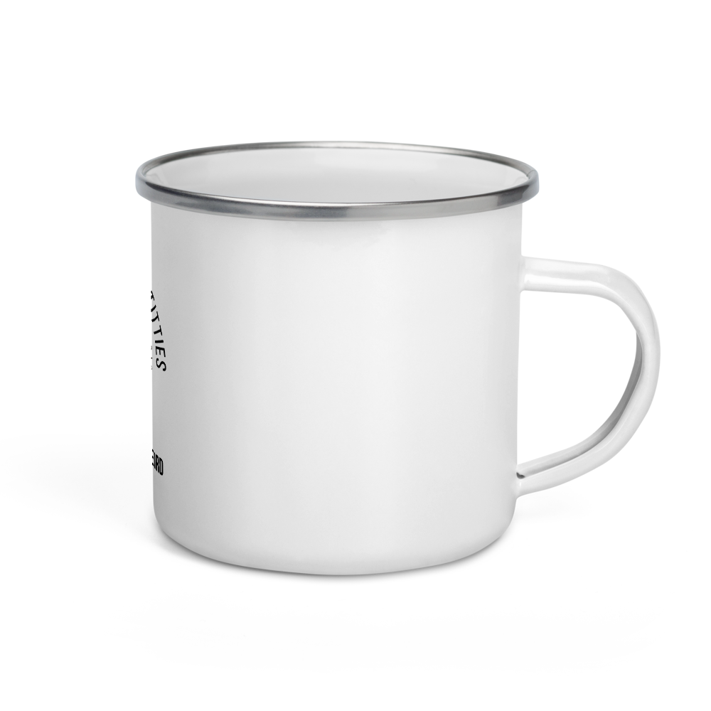 Free the Harpy Titties - Keep the Rialto Weird Enamel Mug