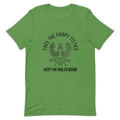 Free the Harpy Titties - Keep the Rialto Weird Short-Sleeve Unisex T-Shirt (white or colors)