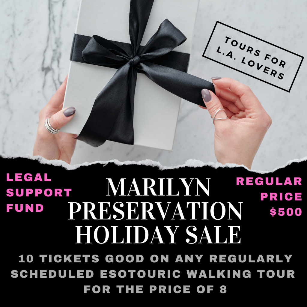 Marilyn Preservation Sale for Esotouric Legal Defense Fund